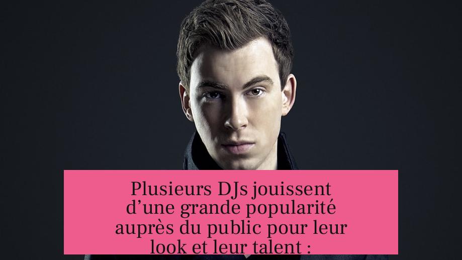 Plusieurs DJs jouissent d’une grande popularité auprès du public pour leur look et leur talent :