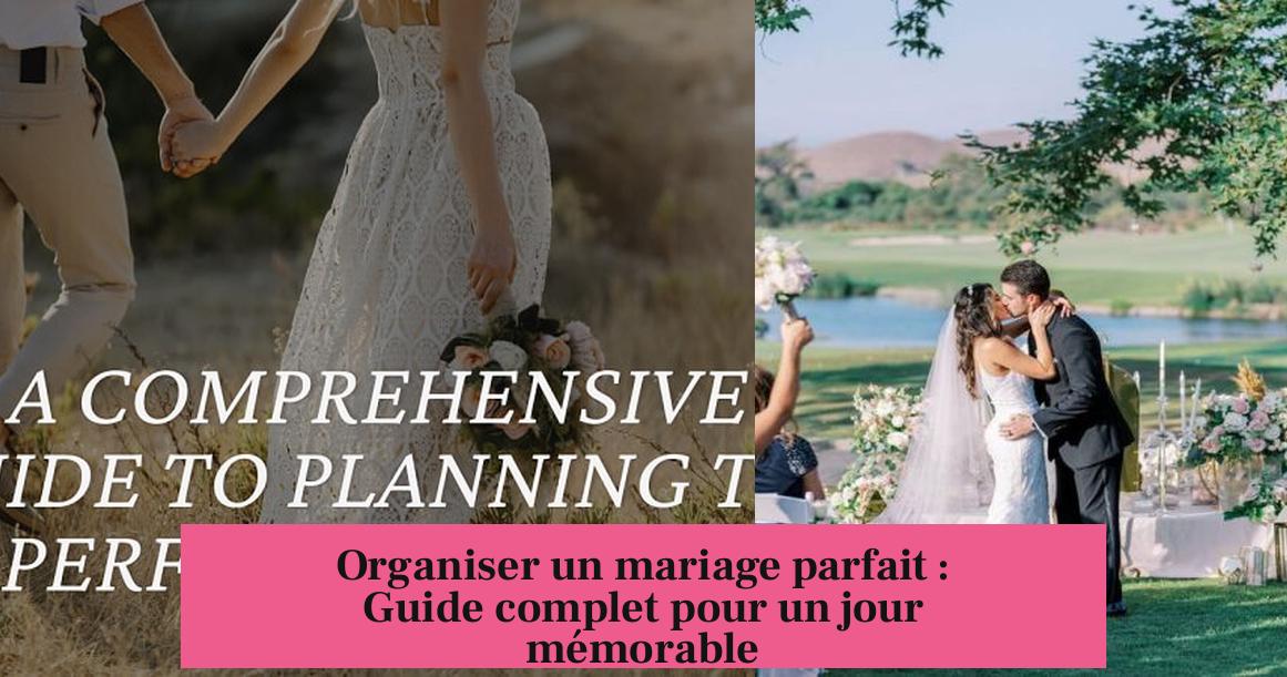 Organiser un mariage parfait : Guide complet pour un jour mémorable