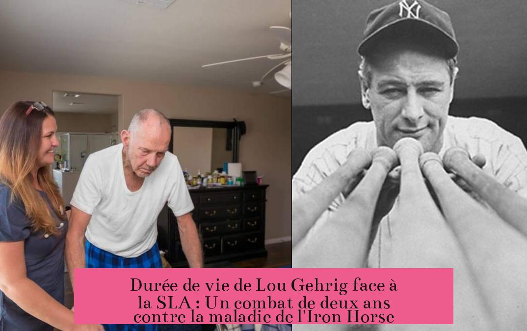 Durée de vie de Lou Gehrig face à la SLA : Un combat de deux ans contre la maladie de l'Iron Horse