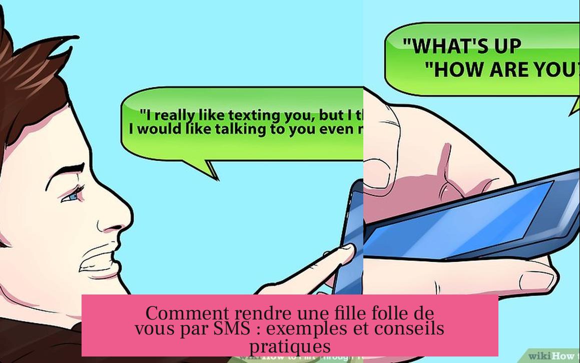 Comment rendre une fille folle de vous par SMS : exemples et conseils pratiques
