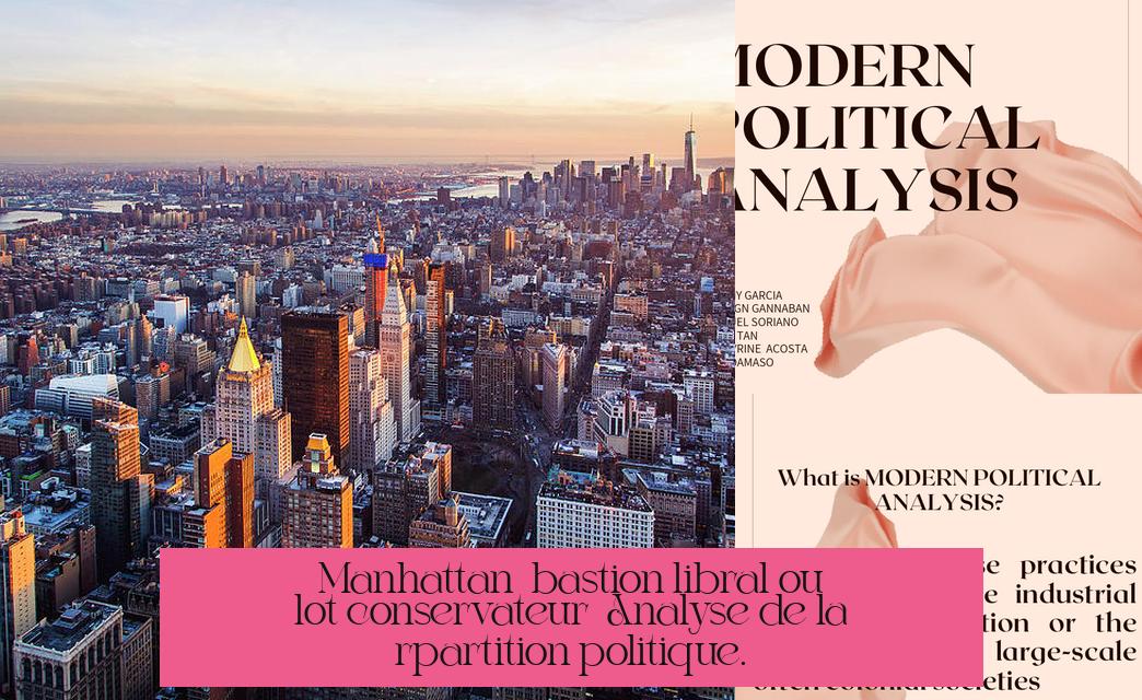 Manhattan : bastion libéral ou îlot conservateur ? Analyse de la répartition politique.