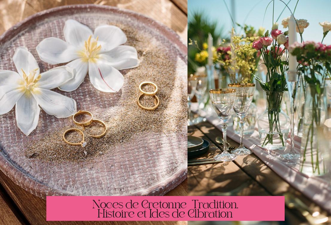 Noces de Cretonne : Tradition, Histoire et Idées de Célébration
