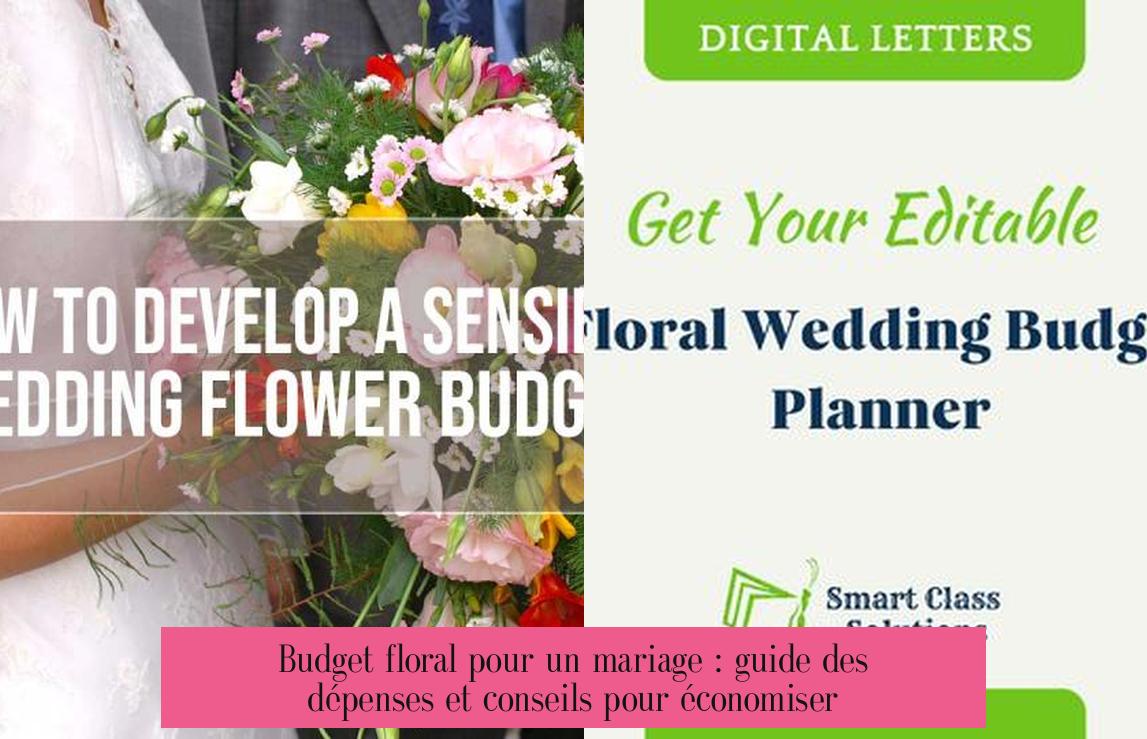 Budget floral pour un mariage : guide des dépenses et conseils pour économiser