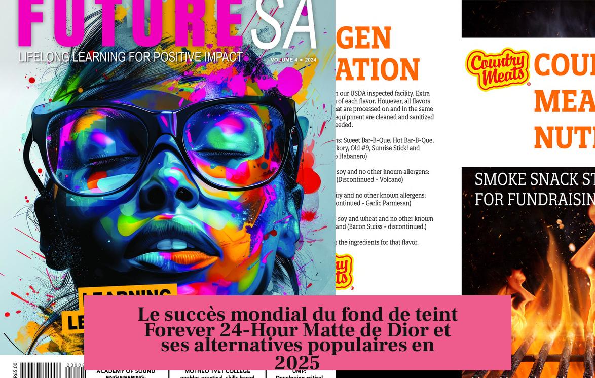 Le succès mondial du fond de teint Forever 24-Hour Matte de Dior et ses alternatives populaires en 2025