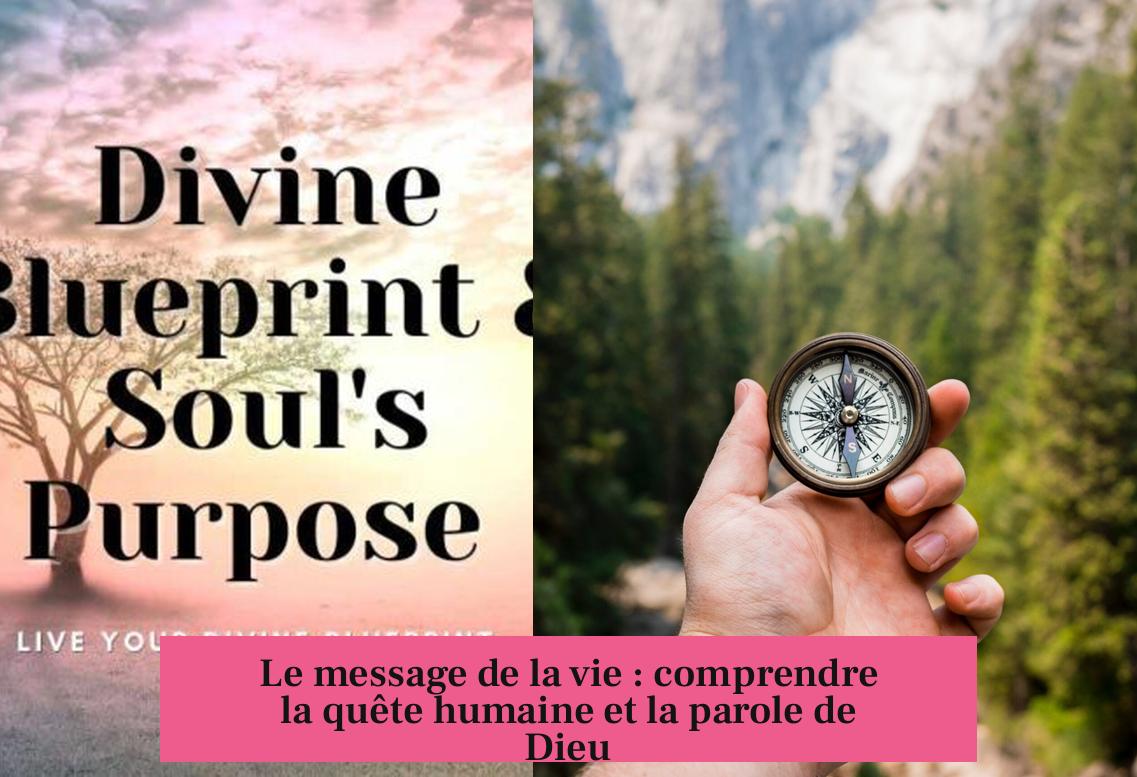 Le message de la vie : comprendre la quête humaine et la parole de Dieu