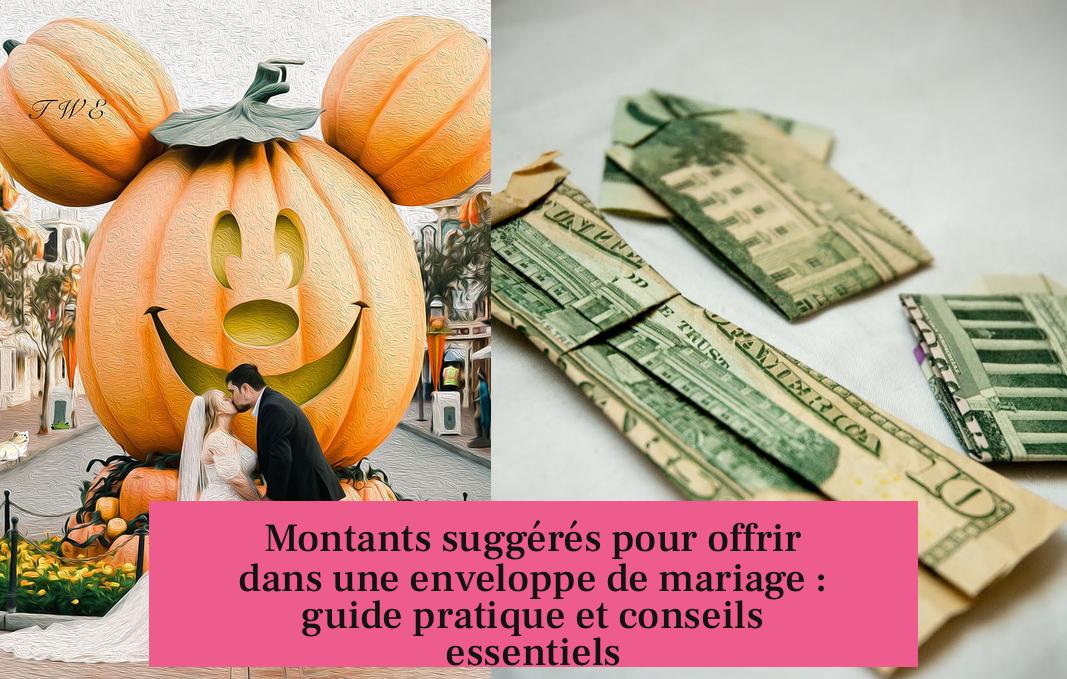 Montants suggérés pour offrir dans une enveloppe de mariage : guide pratique et conseils essentiels