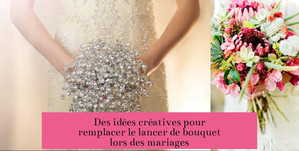 Des idées créatives pour remplacer le lancer de bouquet lors des mariages