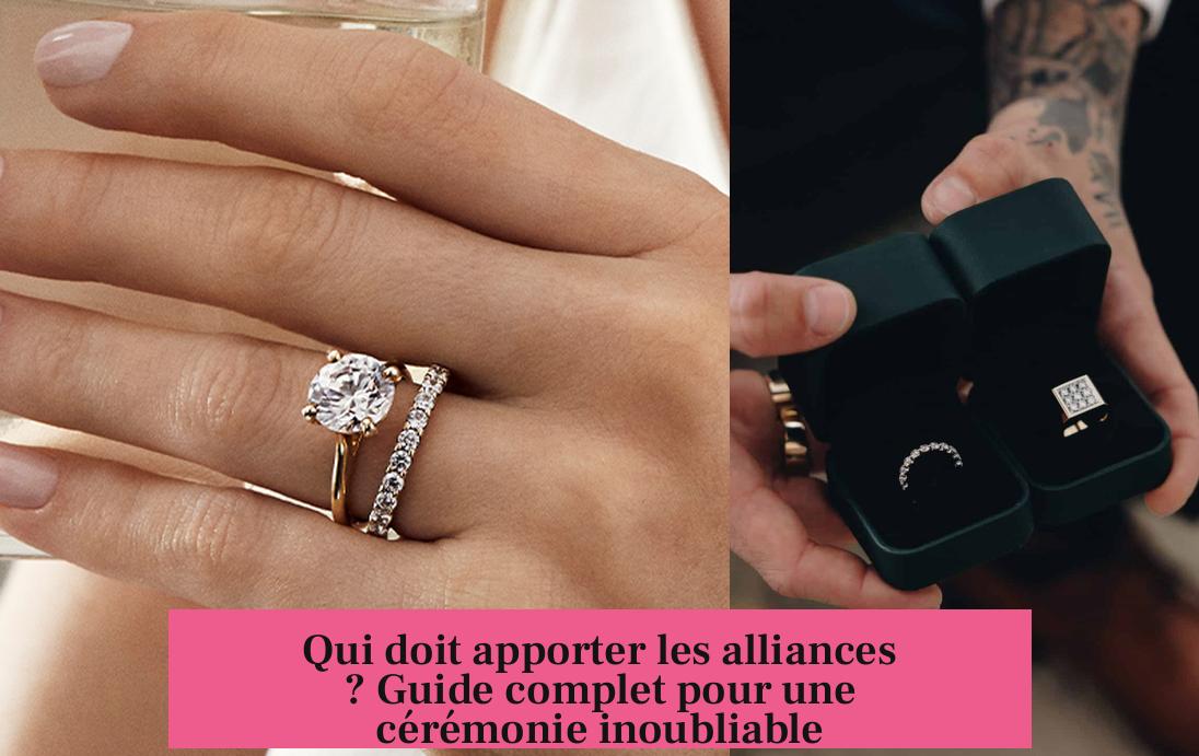 Qui doit apporter les alliances ? Guide complet pour une cérémonie inoubliable