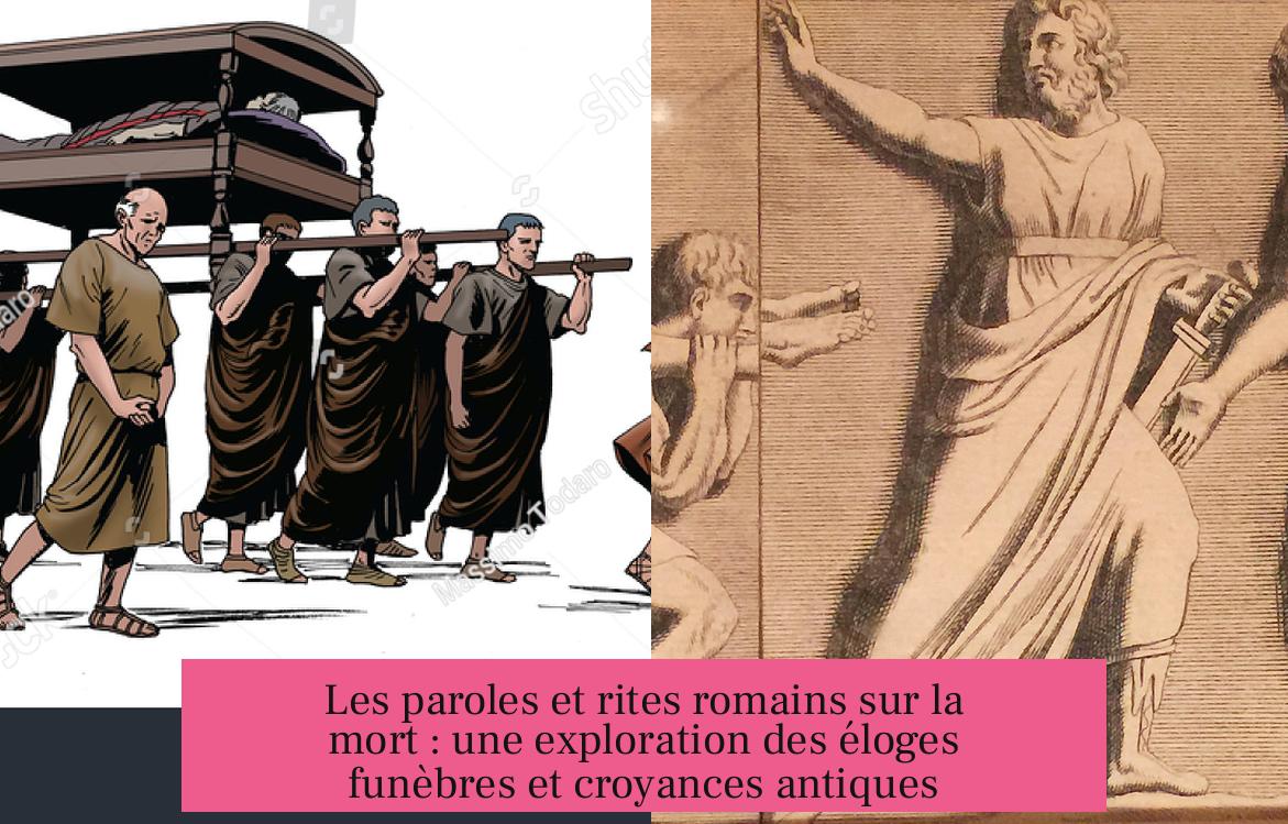 Les paroles et rites romains sur la mort : une exploration des éloges funèbres et croyances antiques