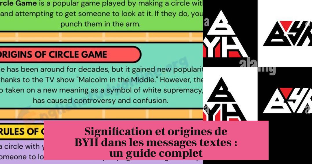 Signification et origines de BYH dans les messages textes : un guide complet