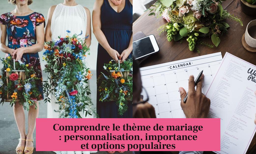 Comprendre le thème de mariage : personnalisation, importance et options populaires
