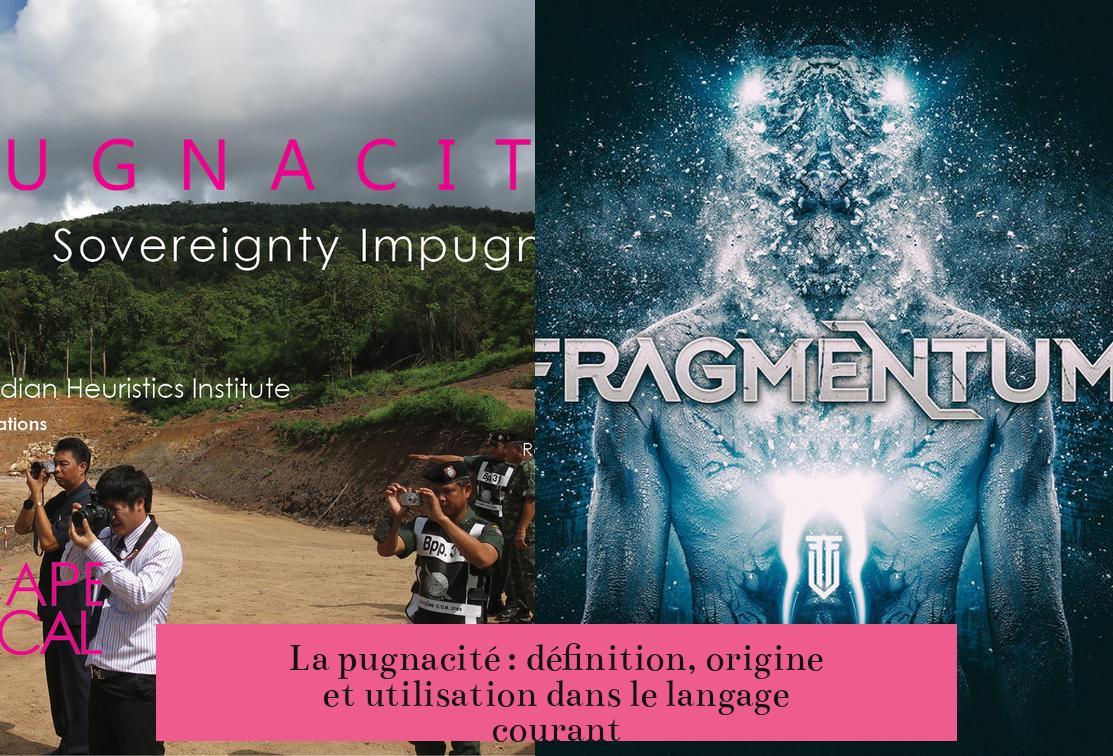 La pugnacité : définition, origine et utilisation dans le langage courant