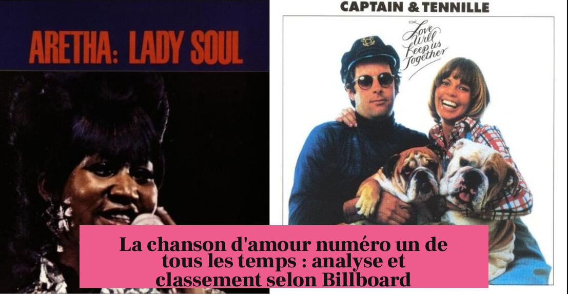 La chanson d'amour numéro un de tous les temps : analyse et classement selon Billboard