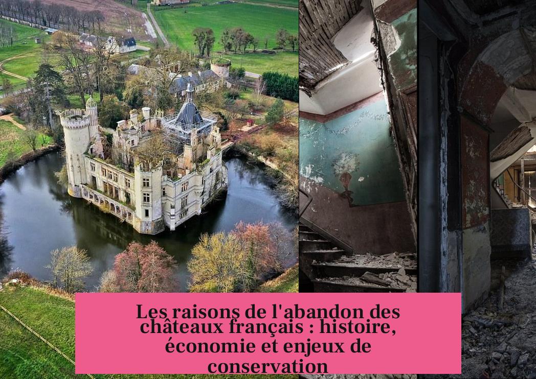 Les raisons de l'abandon des châteaux français : histoire, économie et enjeux de conservation