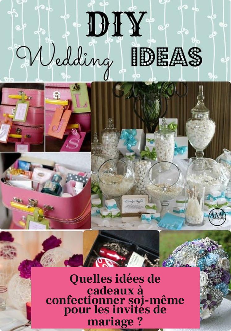 Quelles idées de cadeaux à confectionner soi-même pour les invités de mariage ?