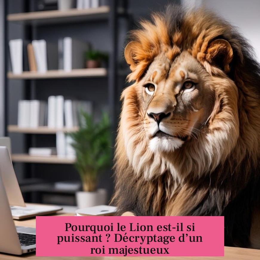Pourquoi le Lion est-il si puissant ? Décryptage d’un roi majestueux