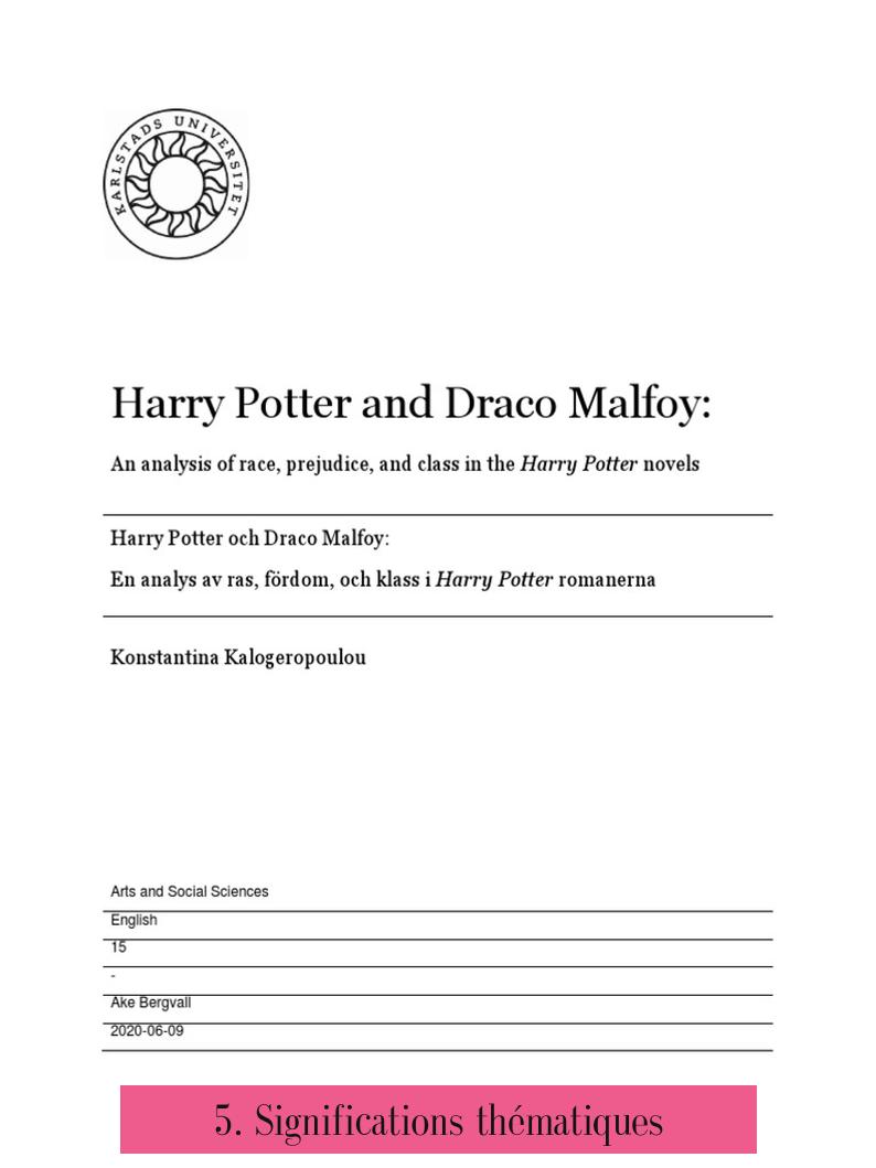 5. Significations thématiques
