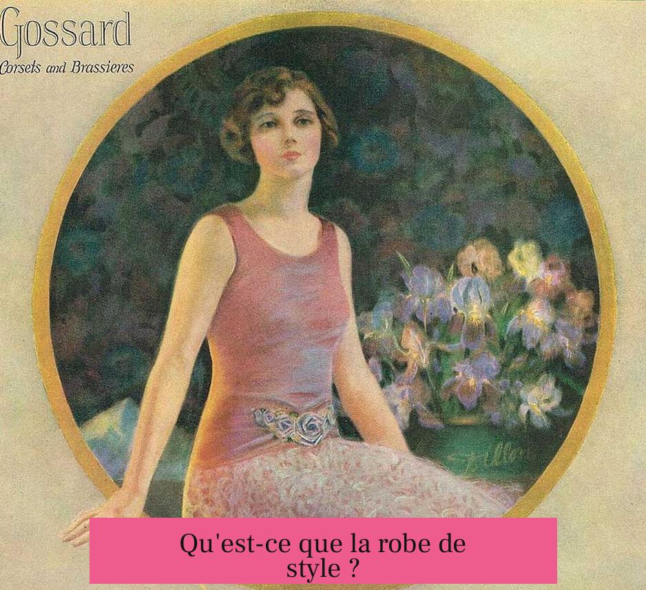 Qu'est-ce que la robe de style ?