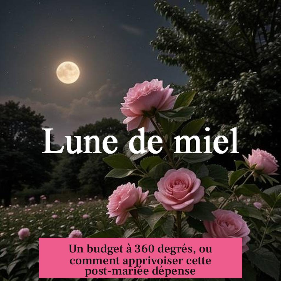 Un budget à 360 degrés, ou comment apprivoiser cette post-mariée dépense