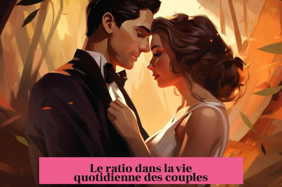 Le ratio dans la vie quotidienne des couples