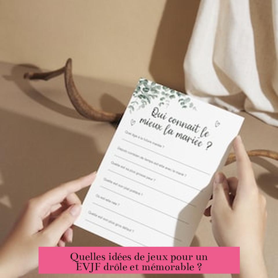 Quelles idées de jeux pour un EVJF drôle et mémorable ?
