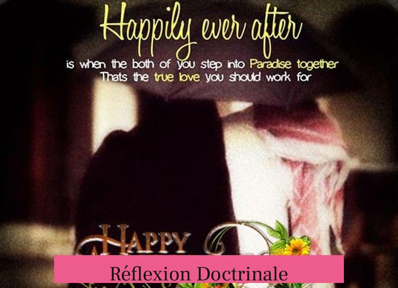 Réflexion Doctrinale
