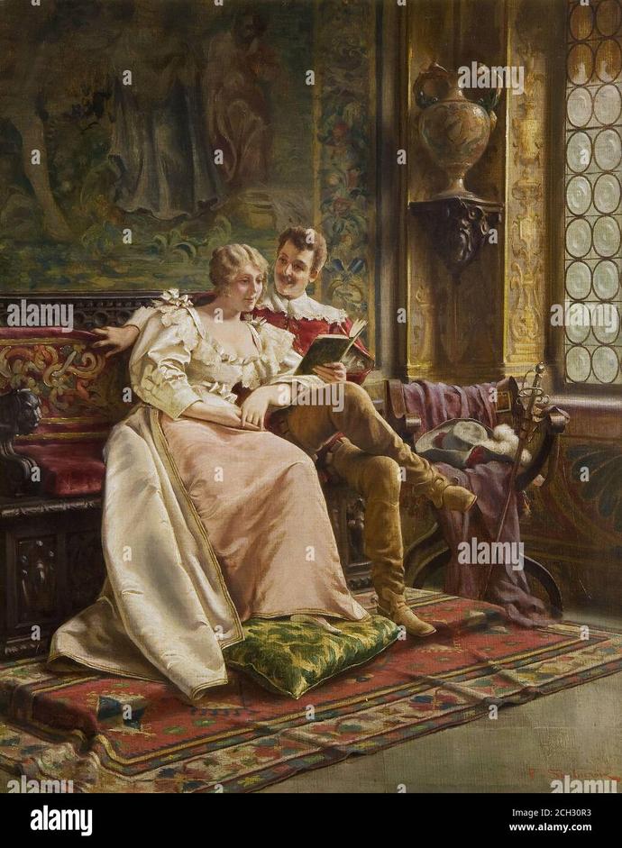 Ces motifs se révèlent à travers une riche symbolique : la rose, les étoiles, les regards, le baiser.