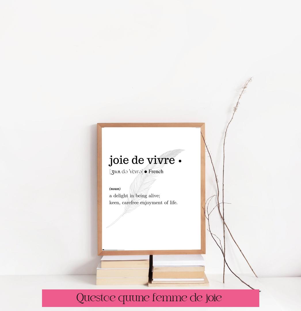 Qu'est-ce qu'une femme de joie ?