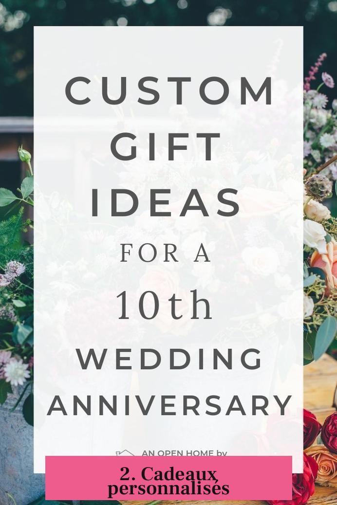 2. Cadeaux personnalisés