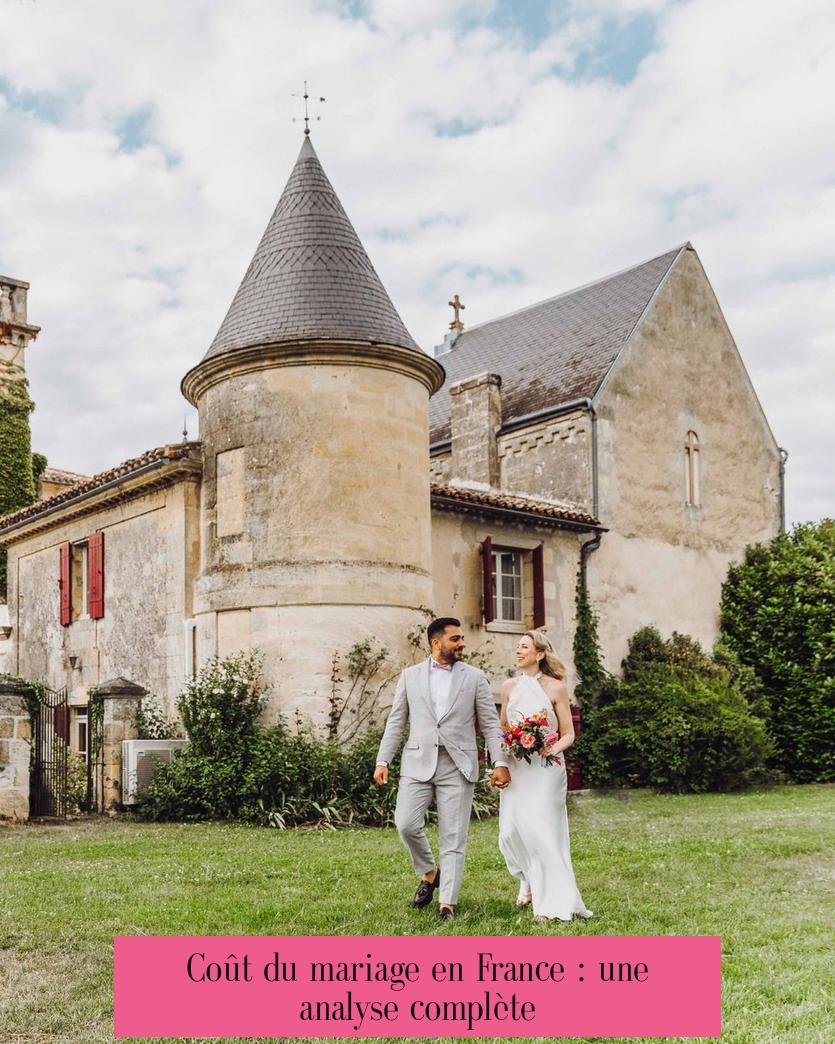 Coût du mariage en France : une analyse complète