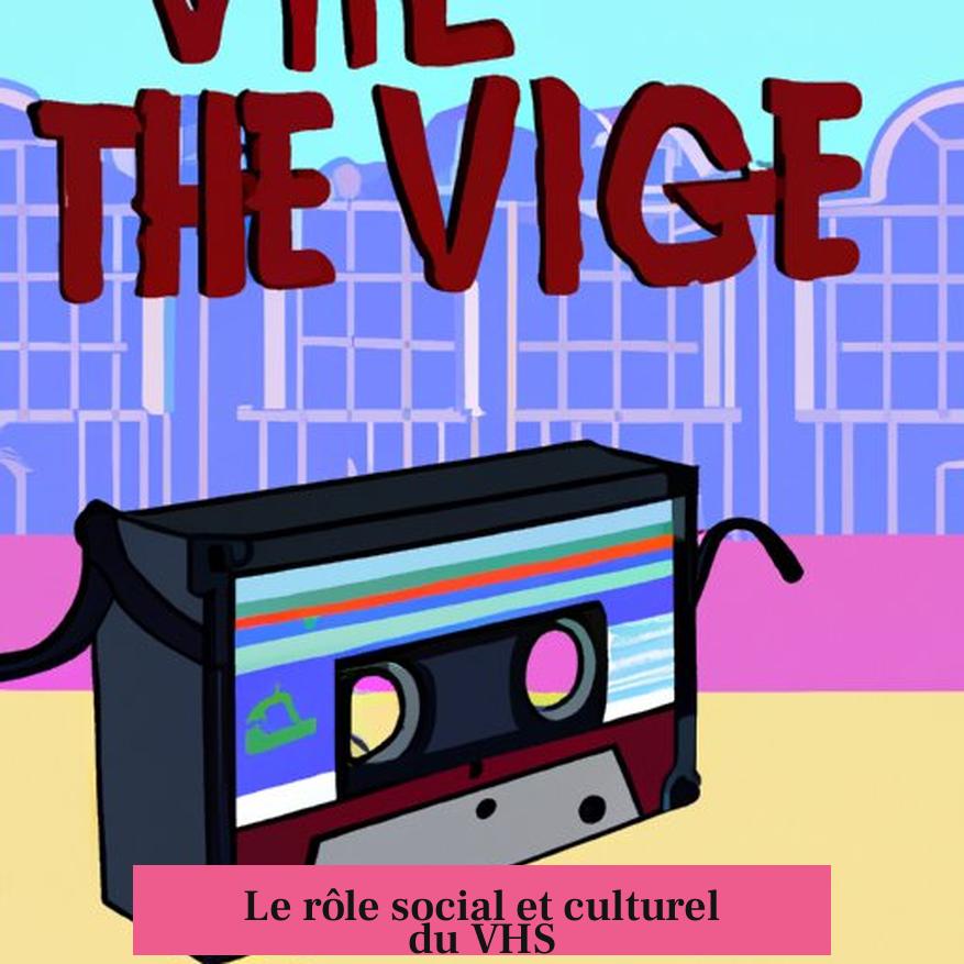 Le rôle social et culturel du VHS