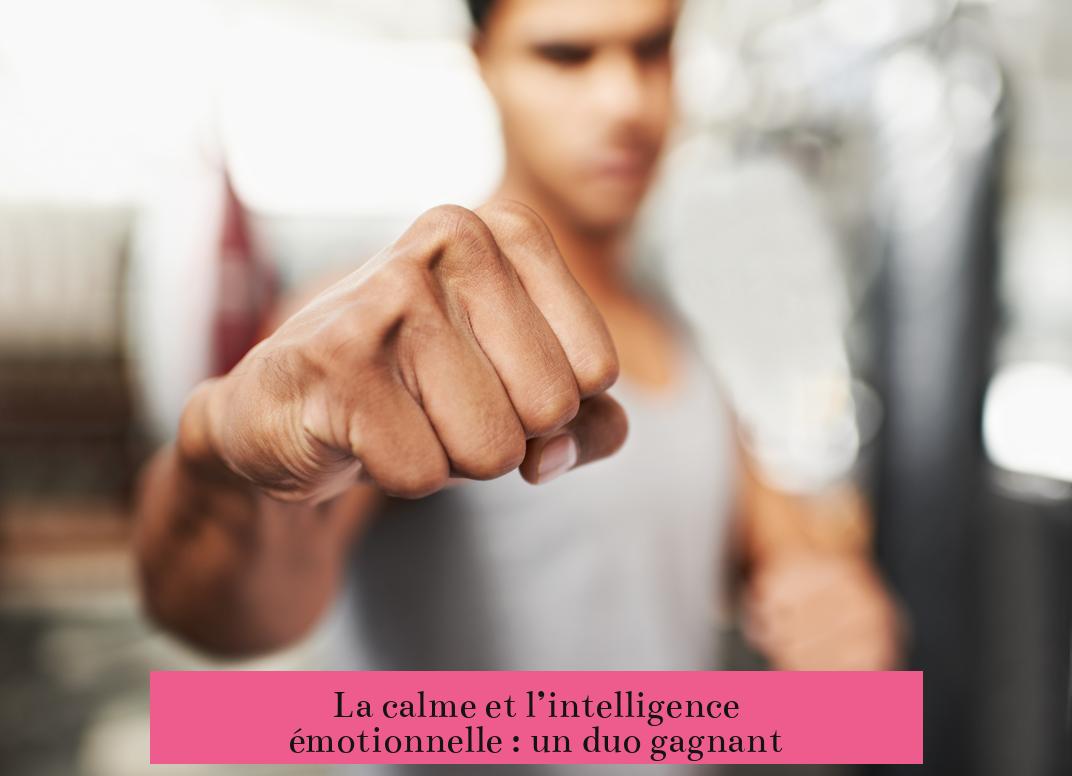 La calme et l’intelligence émotionnelle : un duo gagnant