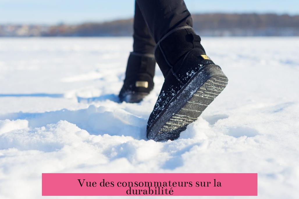 Vue des consommateurs sur la durabilité