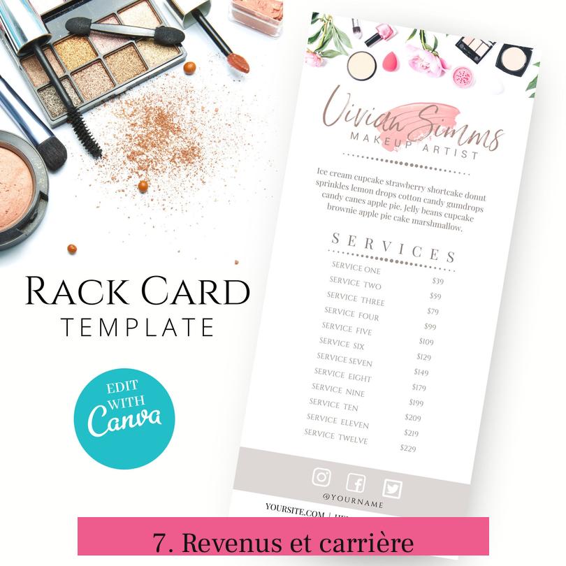 7. Revenus et carrière