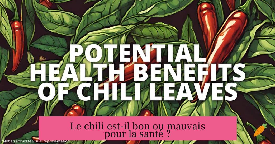 Le chili est-il bon ou mauvais pour la santé ?