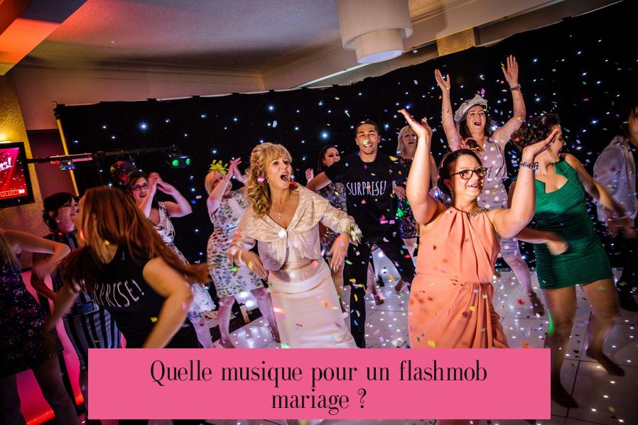 Quelle musique pour un flashmob mariage ?