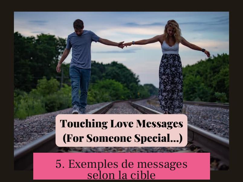 5. Exemples de messages selon la cible