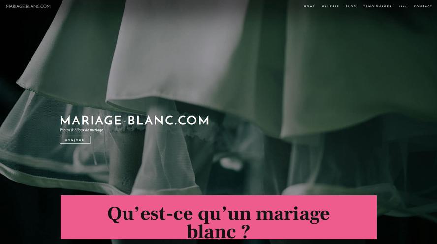 Qu’est-ce qu’un mariage blanc ?