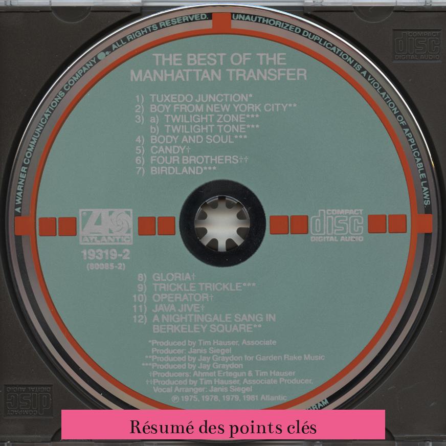 Résumé des points clés