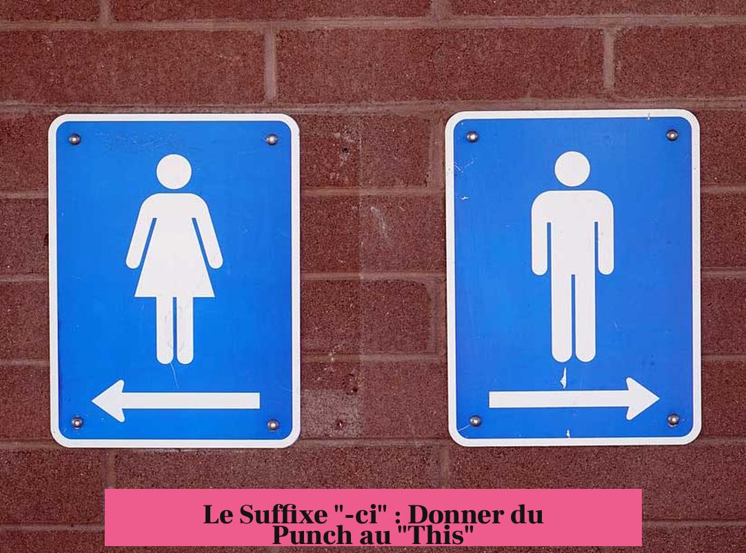 Le Suffixe "-ci" : Donner du Punch au "This"