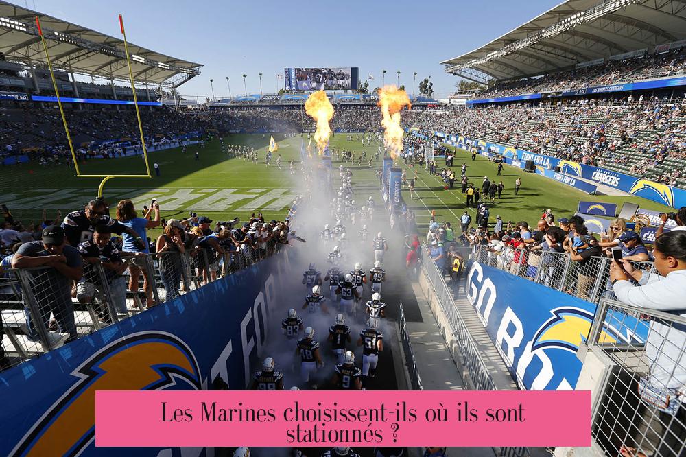 Les Marines choisissent-ils où ils sont stationnés ?