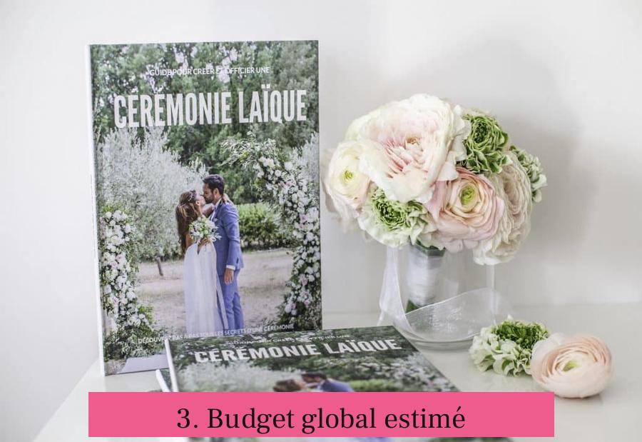 3. Budget global estimé