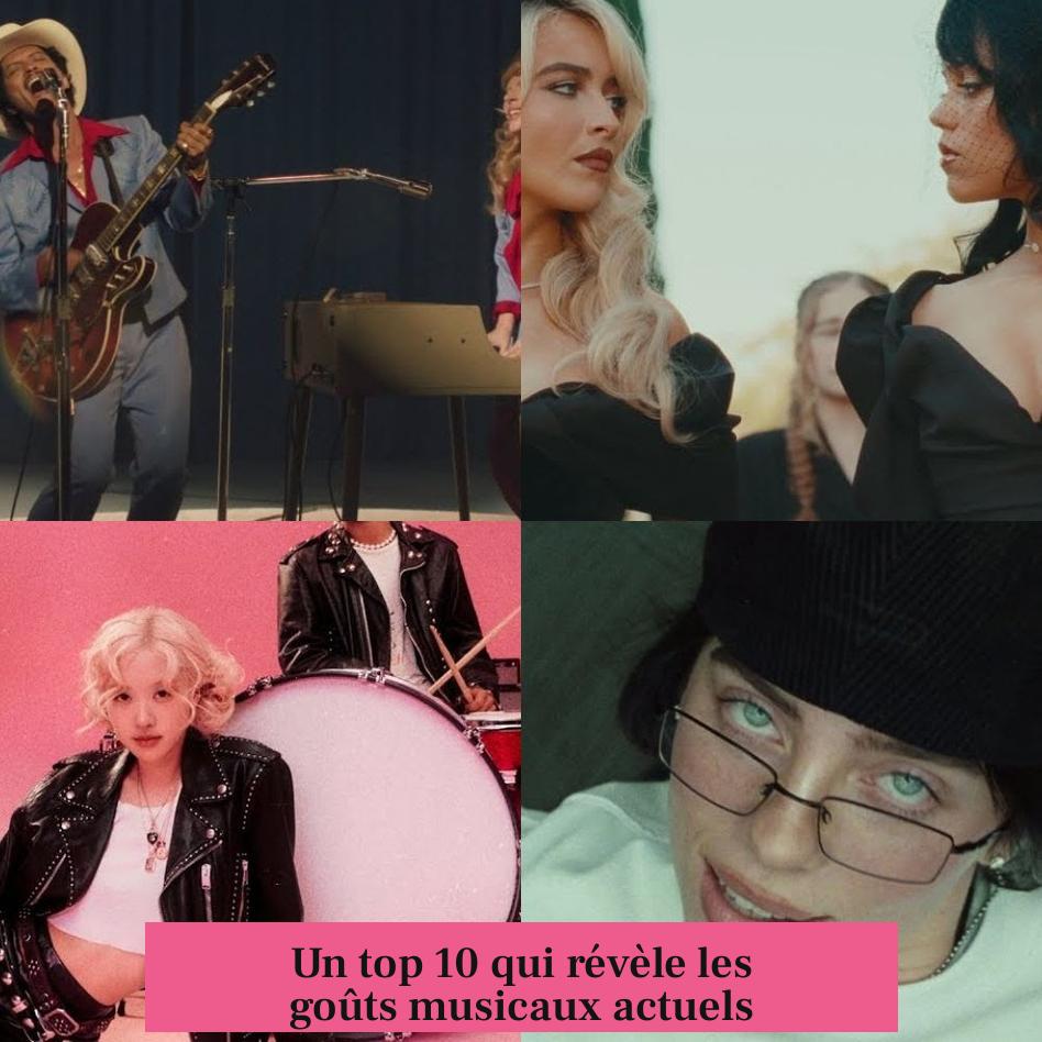 Un top 10 qui révèle les goûts musicaux actuels