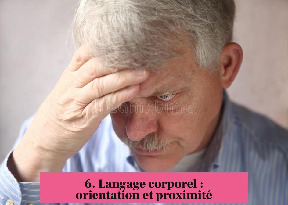 6. Langage corporel : orientation et proximité