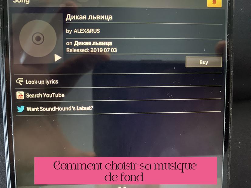 Comment choisir sa musique de fond ?