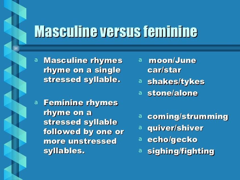 Mais pourquoi utiliser une rime masculine parfaite ? L’impact en poésie