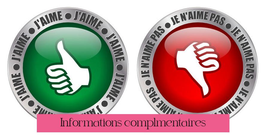 Informations complémentaires