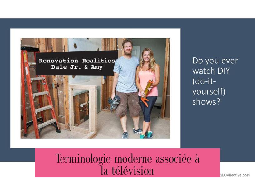 Terminologie moderne associée à la télévision