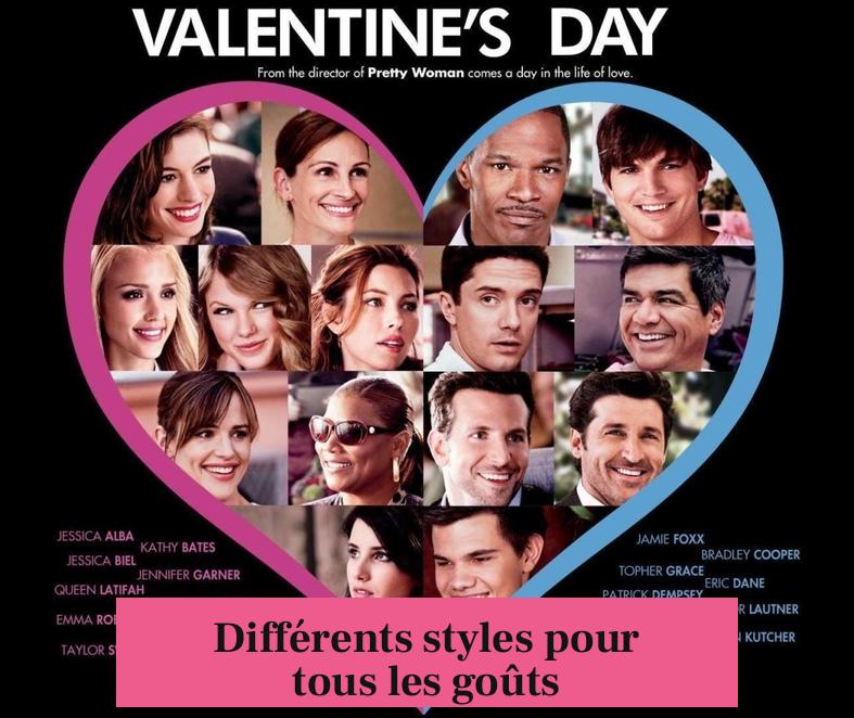 Différents styles pour tous les goûts