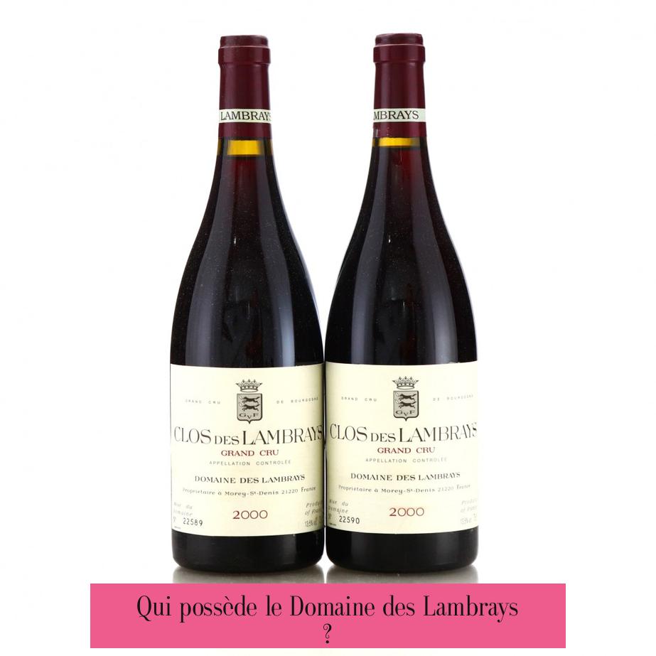 Qui possède le Domaine des Lambrays ?